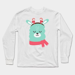 cute llama Long Sleeve T-Shirt